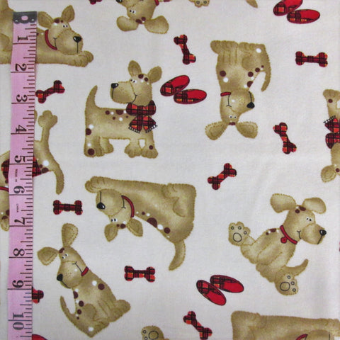 Comfy Flannel, Puppy Dogs (6153)